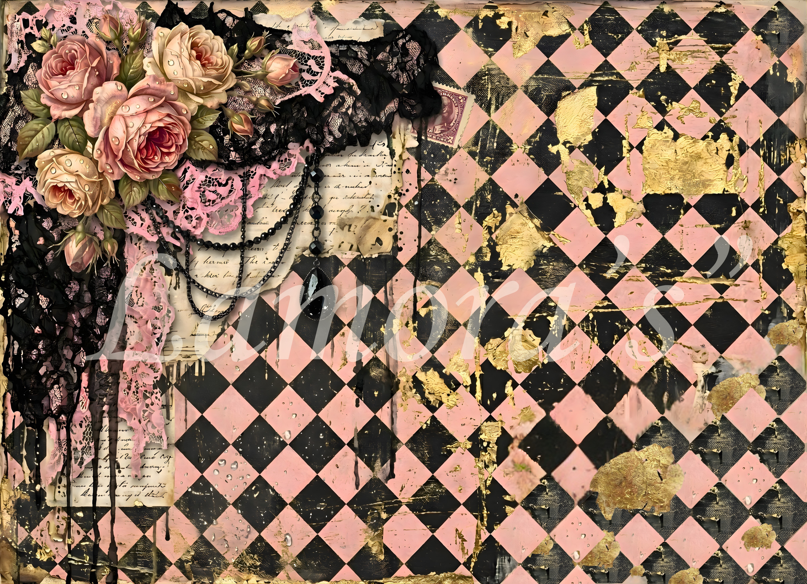 Harlequin Blush