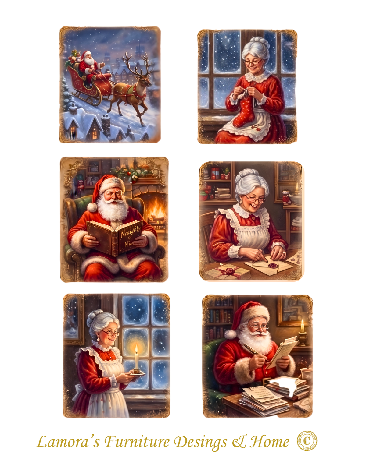 Rice Paper- Santa Claus is Coming!