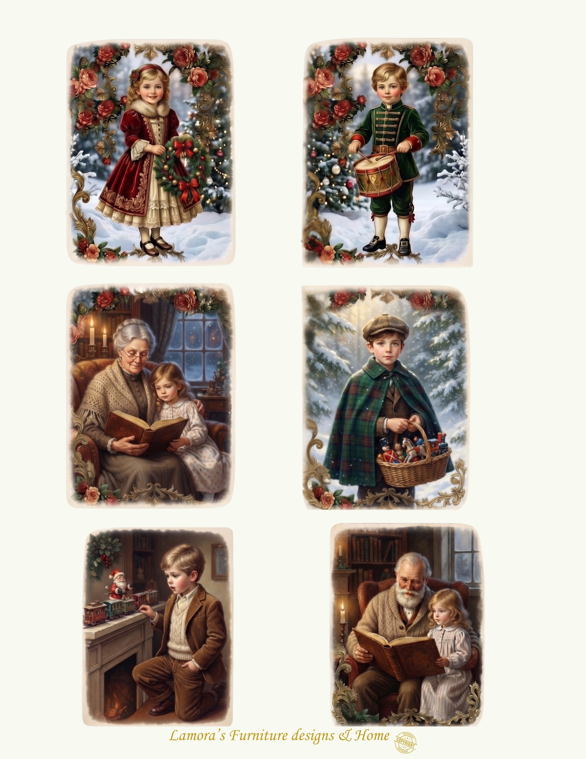 Rice Paper – Grandparents' Christmas Joy